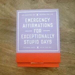 Emergency Affirmations Cards